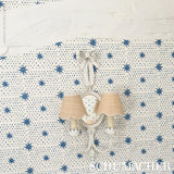 Schumacher Spot & Star Blue Wallpaper
