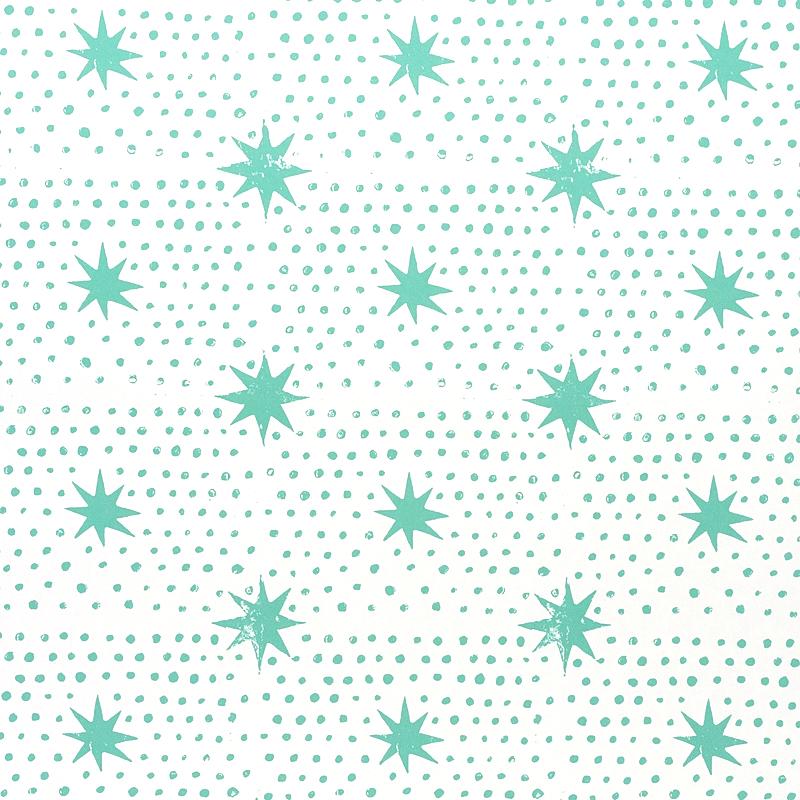 Schumacher Spot & Star Seaglass Wallpaper