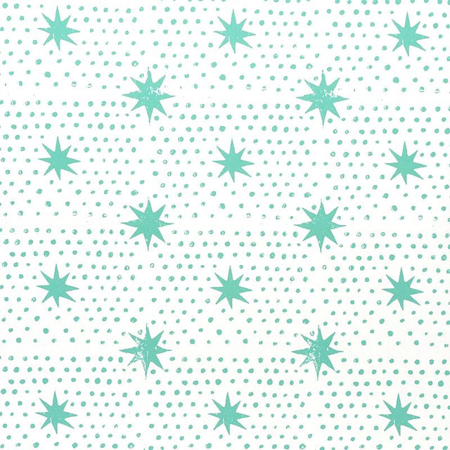 Schumacher Spot & Star Seaglass Wallpaper