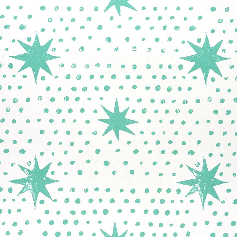 Schumacher Spot & Star Seaglass Wallpaper