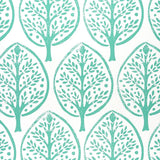 Schumacher Tree Seaglass Wallpaper