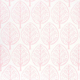 Schumacher Tree Pink Wallpaper