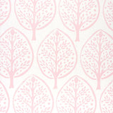 Schumacher Tree Pink Wallpaper