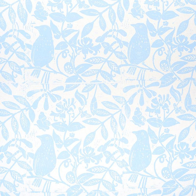 Schumacher Bird & Bee Sky Wallpaper