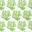 Schumacher Coral Green Wallpaper