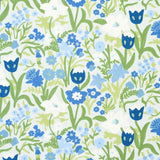 Schumacher Crewel Garden Sky Fabric