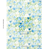 Schumacher Crewel Garden Sky Fabric