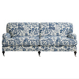 Schumacher Emaline Embroidery Blue Fabric