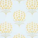 Schumacher Aurelia Embroidery Sky Fabric