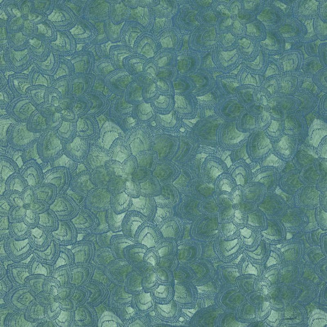 Schumacher Lotus Embroidery Jade Fabric