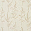 Schumacher Cynthia Embroidered Print Natural Fabric
