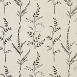 Schumacher Cynthia Embroidered Print Black Fabric