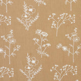 Schumacher Lisbeth Embroidery Camel Fabric