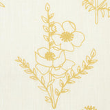 Schumacher Lisbeth Embroidery Marigold Fabric