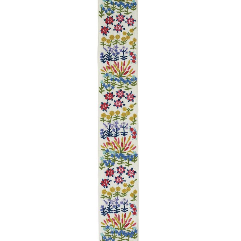 Schumacher Ivory Lula Embroidered Tape