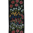Schumacher Black Lula Embroidered Tape