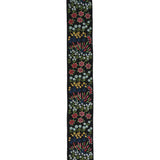 Schumacher Black Lula Embroidered Tape
