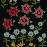 Schumacher Lula Embroidered Tape Black Trim
