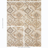 Schumacher Ezma Embroidery Neutral Fabric