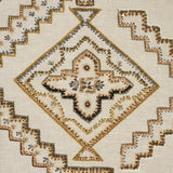 Schumacher Ezma Embroidery Neutral Fabric