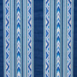 Schumacher Zarzuela Stripe Embroidery Indigo Fabric