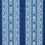 Schumacher Zarzuela Stripe Embroidery Indigo Fabric