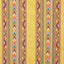 Schumacher Zarzuela Stripe Embroidery Saffron Fabric