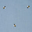 Schumacher Honey Bee Embroidery Sky Fabric