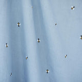 Schumacher Honey Bee Embroidery Sky Fabric