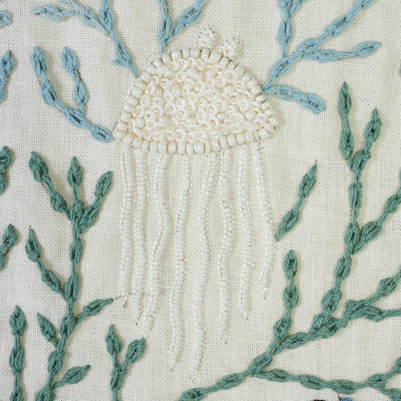 Schumacher Under The Sea Seafoam Fabric