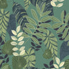 Seabrook Tropicana Leaves Fabric Jade, Rosemary, And Spruce Fabric