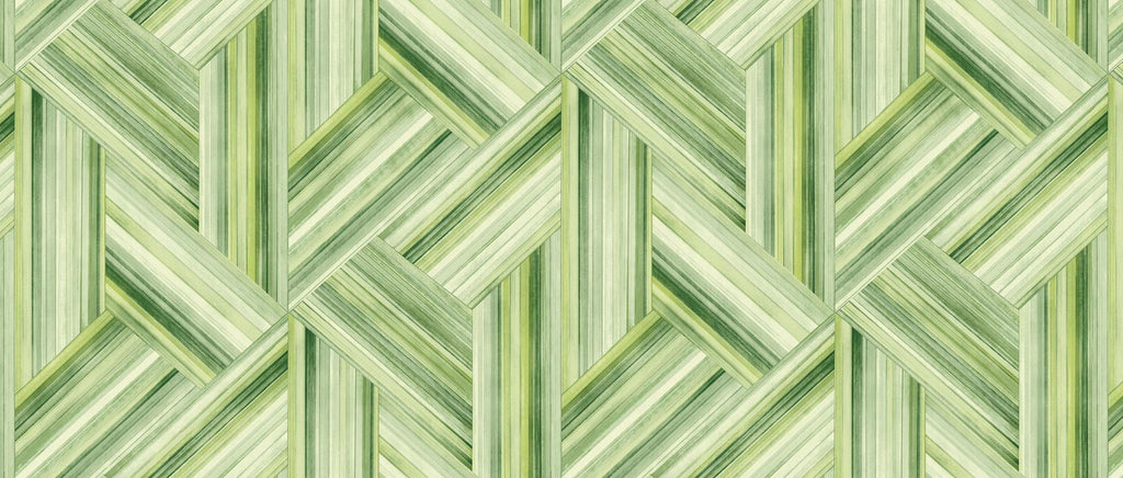 Seabrook Geo Inlay Fabric Green Fabric