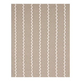 Schumacher Lazare Appliqu Ivory On Natural Fabric