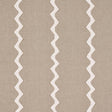 Schumacher Lazare Appliqu Ivory On Natural Fabric