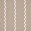 Schumacher Lazare Appliqu Ivory On Natural Fabric