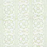 Schumacher Sunda Hand Blocked Print Sage Fabric