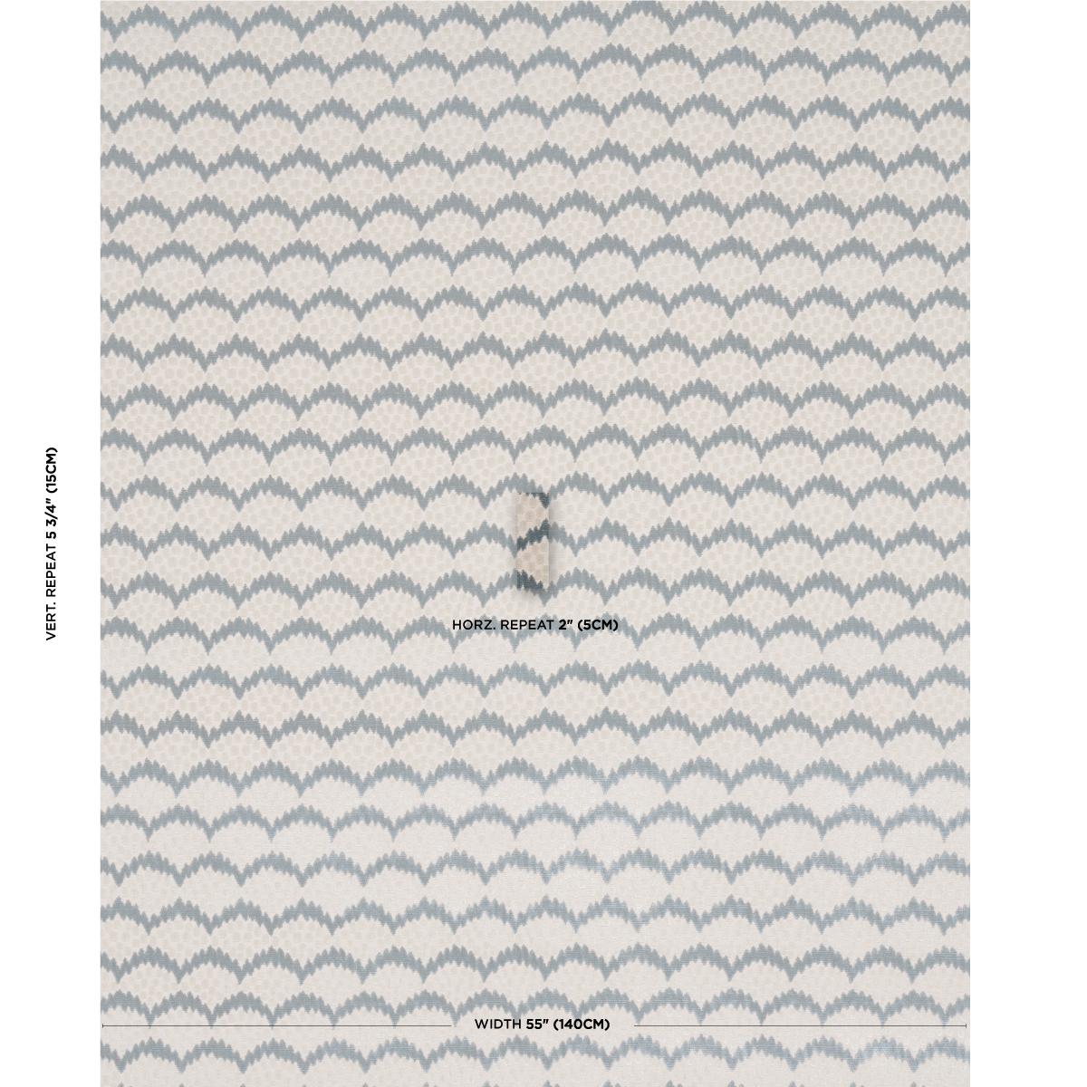 Schumacher Pollen Cut Velvet Soft Jade Fabric