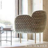 Schumacher Pollen Cut Velvet Soft Jade Fabric