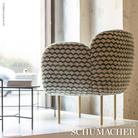 Schumacher Pollen Cut Velvet Soft Jade Fabric