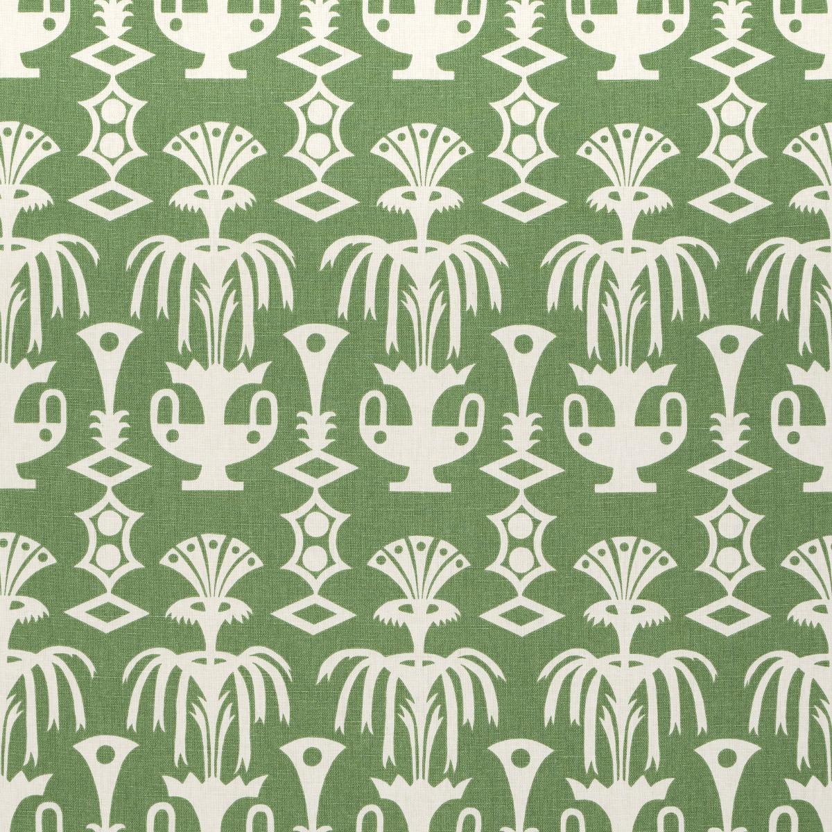 Schumacher Fountain Grass Green Fabric