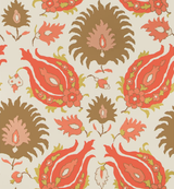 Brunschwig & Fils KASHMIRI BLUSH/TOAST Wallpaper