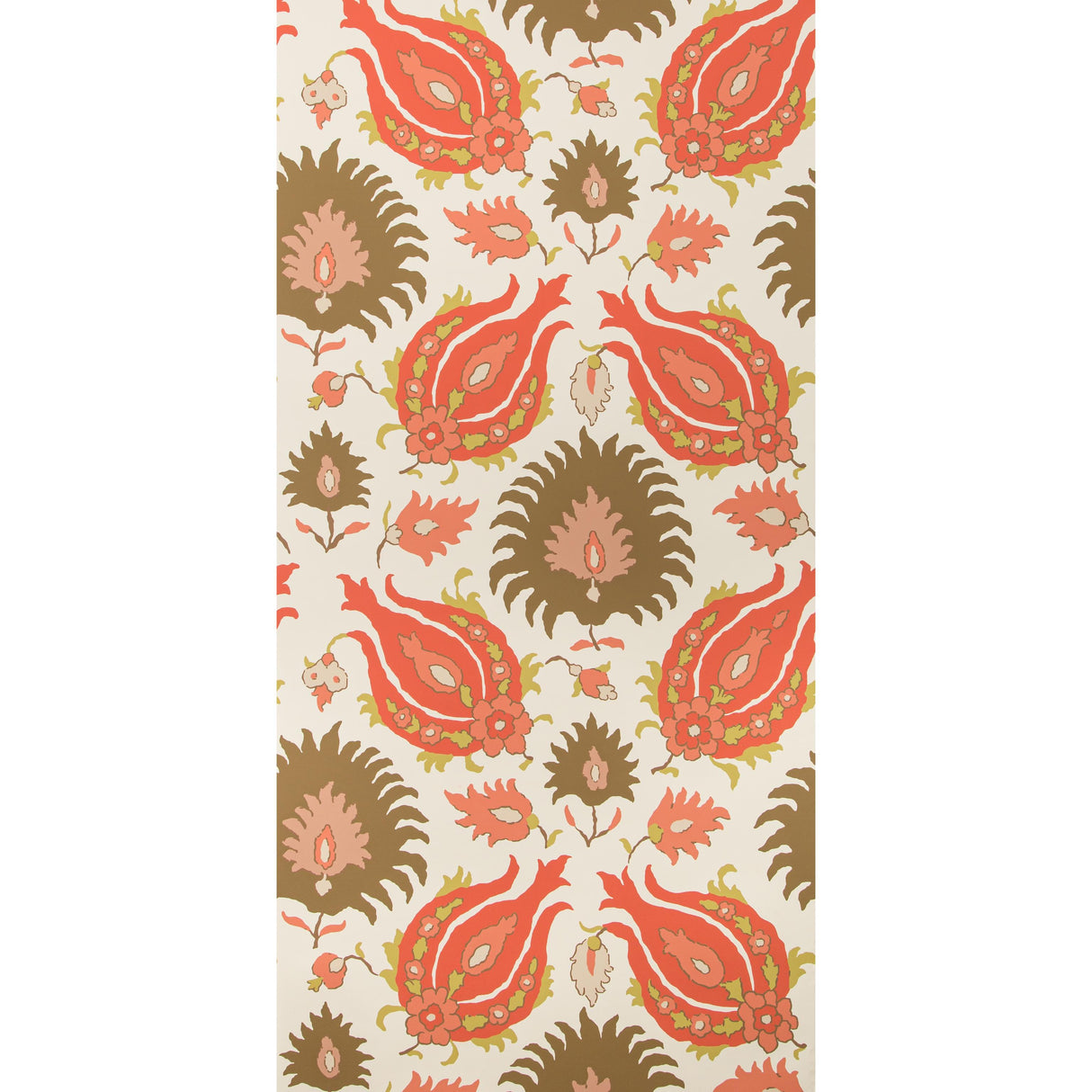 Brunschwig & Fils KASHMIRI BLUSH/TOAST Wallpaper