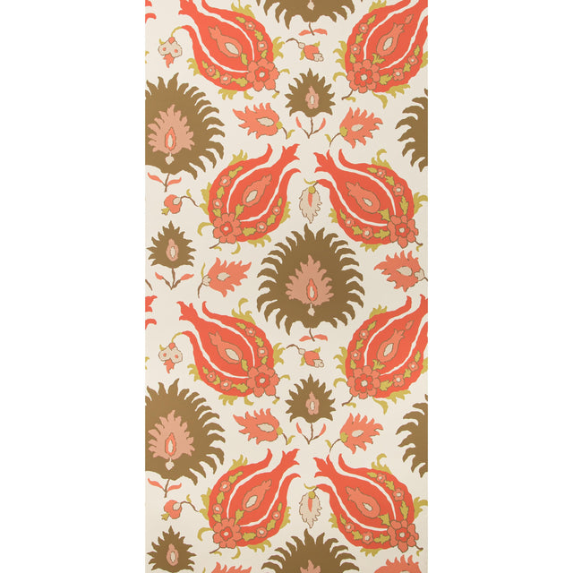 Brunschwig & Fils KASHMIRI BLUSH/TOAST Wallpaper