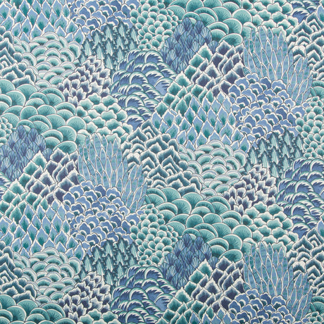 Brunschwig & Fils KATIBI TURQUOISE Wallpaper