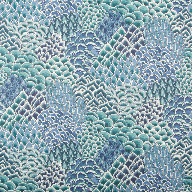 Brunschwig & Fils KATIBI TURQUOISE Wallpaper