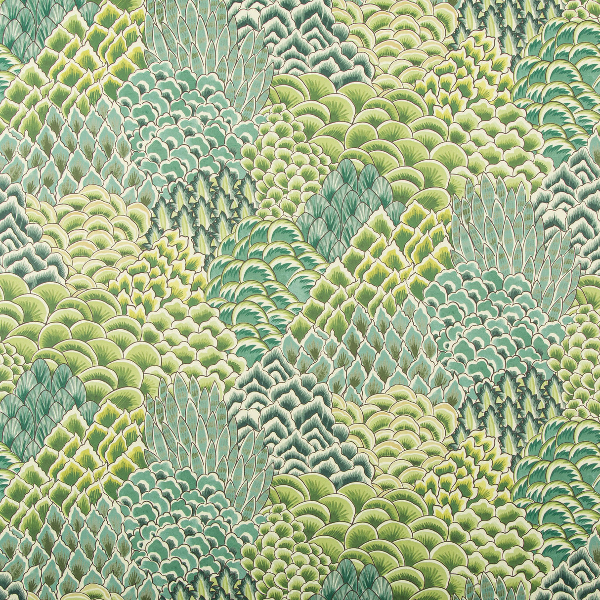 Brunschwig & Fils KATIBI LEAF Wallpaper