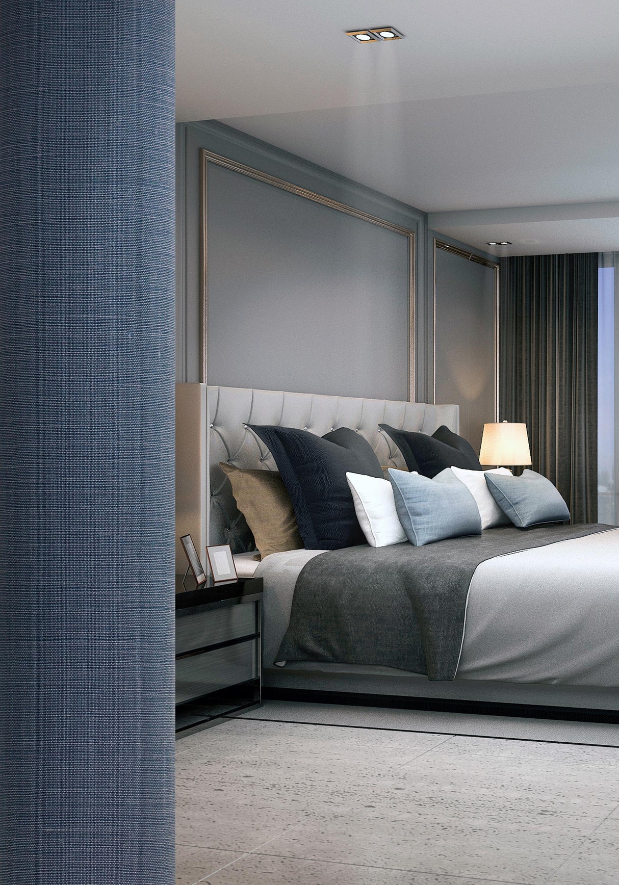 Winfield Thybony BALEN WARM GRAY Wallpaper