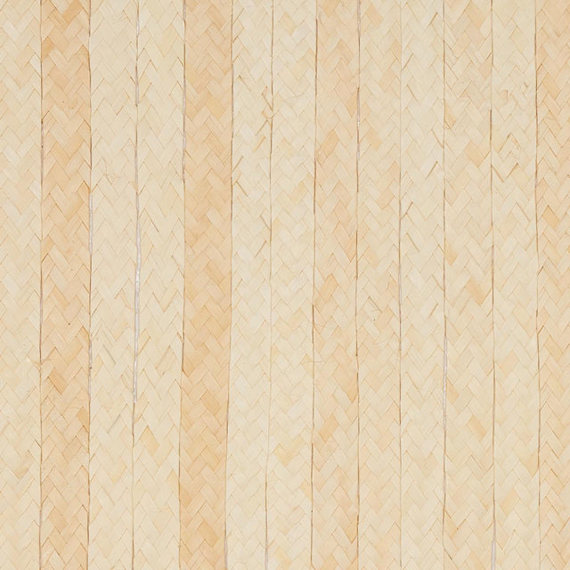Schumacher Braided Buri Natural Wallpaper