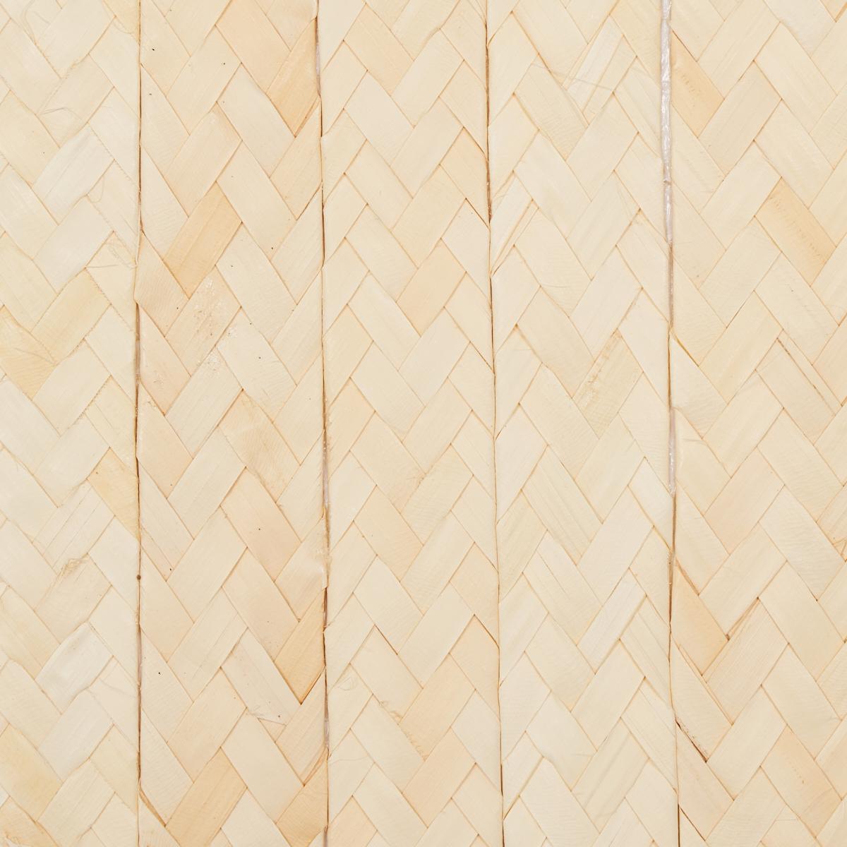 Schumacher Braided Buri Natural Wallpaper