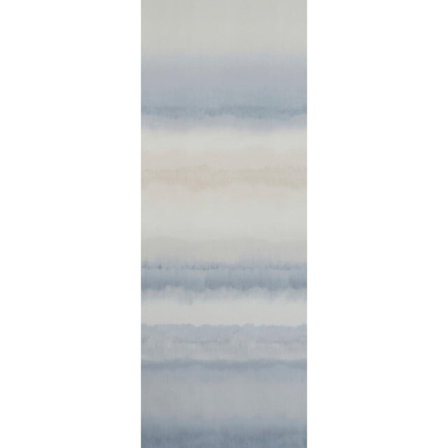 Schumacher Orissa Panel Blue & Natural Wallpaper